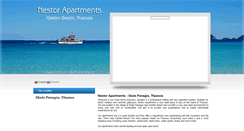 Desktop Screenshot of nestor-apartments.gr